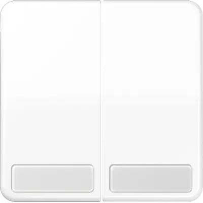 JUNG Wippe CD595NAWW | Serienschalter 2-teilig | Beschriftungsfeld | Duroplast | IP44 | alpinweiß