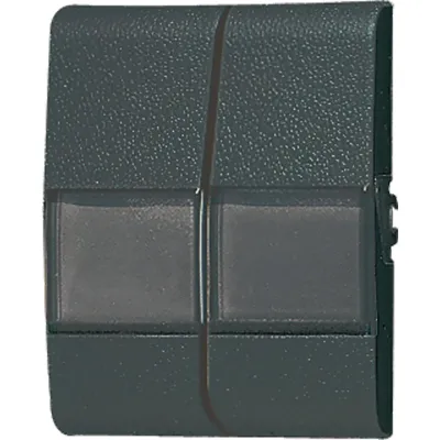 JUNG Wippe 2-fach 805 NA | Schalter/Taster WG800 | geteilte Wippe mit Schriftfeld | IP44 | Thermoplast | anthrazit