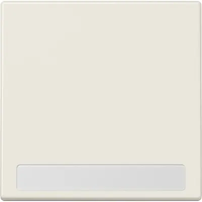 JUNG Wippe für Schalter/Taster LS990NA | Schriftfeld 7x57mm | Duroplast glänzend | IP44 | weiß (RAL 1013)