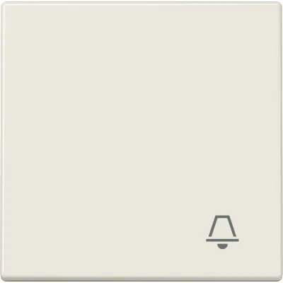 JUNG Wippe LS 990 K LS990K | Klingel Symbol | Schalter/Taster | Duroplast glänzend | cremeweiß RAL 1013 | IP44