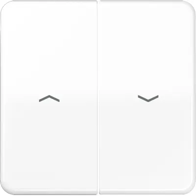 Jung Wippe CD595PBFWW | Jalousieschalter & Jalousietaster | Pfeilsymbole | bruchsicher | Thermoplast | alpinweiß