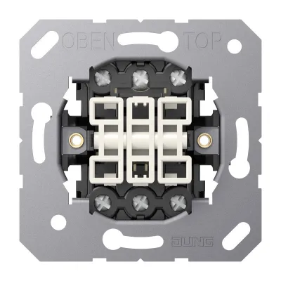 JUNG Wippschalter 3fach 5306EU | Universal Aus-Wechsel | 10AX 250V | Unterputz | Schraubklemme | halogenfrei