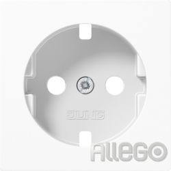 Jung Zentralplatte für SCHUKO-Steckdose A1520PLWW Jung Zentralplatte für SCHUKO-