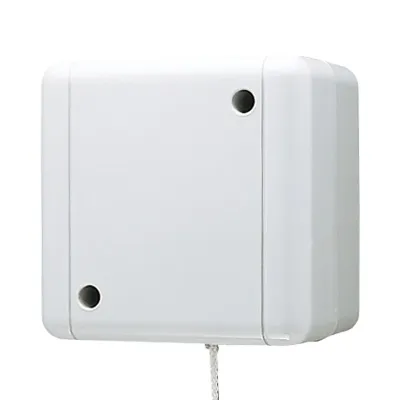 JUNG Zug-Wechselschalter 806ZW | Zugschalter Aufputz IP44 WG800 | 10AX 250V | Thermoplast | Schraubklemme | grau