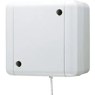 JUNG Zugtaster 833ZW | 1-poliger Wechsler | Aufputz | Zugschnur | IP44 | Thermoplast | WG800 | grau RAL 7035