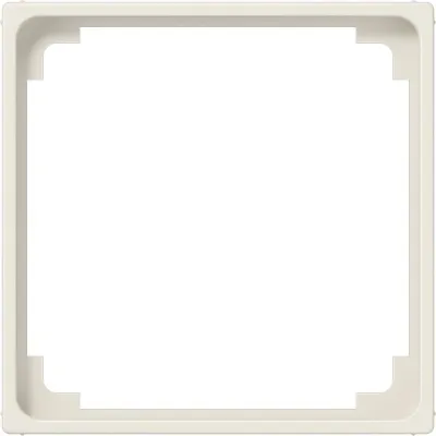 JUNG Zwischenrahmen A590Z 50x50mm | DIN 49075 | Thermoplast bruchsicher | Unterputz | glänzend cremeweiß RAL1013