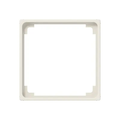 JUNG Zwischenrahmen A590Z 50x50mm | DIN 49075 | Thermoplast bruchsicher | Unterputz | glänzend cremeweiß RAL1013