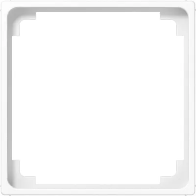 JUNG Zwischenrahmen A590ZWW | 50x50 mm | Thermoplast bruchsicher | DIN 49075 | glänzend | alpinweiß RAL9010
