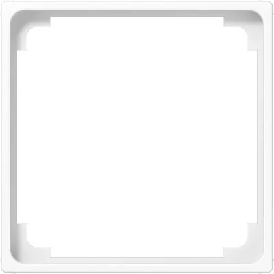 JUNG Zwischenrahmen A590ZWW | 50x50 mm | Thermoplast bruchsicher | DIN 49075 | glänzend | alpinweiß RAL9010
