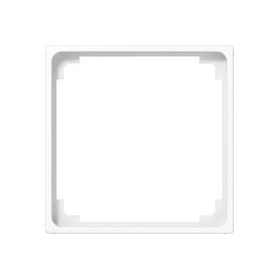 JUNG Zwischenrahmen A590ZWW | 50x50 mm | Thermoplast bruchsicher | DIN 49075 | glänzend | alpinweiß RAL9010