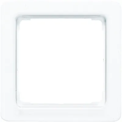 JUNG Zwischenrahmen CD590ZWW | 50x50 mm | DIN 49075 | Thermoplast bruchsicher | hochglänzend | alpinweiß RAL 9010