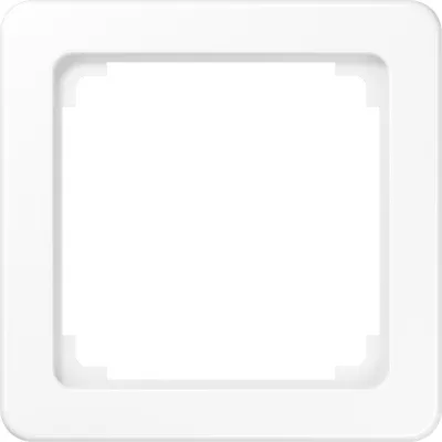 JUNG Zwischenrahmen CD590ZWW | 50x50 mm | DIN 49075 | Thermoplast bruchsicher | hochglänzend | alpinweiß RAL 9010