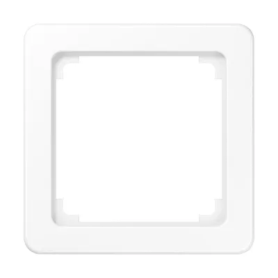 JUNG Zwischenrahmen CD590ZWW | 50x50 mm | DIN 49075 | Thermoplast bruchsicher | hochglänzend | alpinweiß RAL 9010