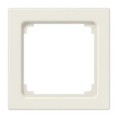 JUNG Zwischenrahmen LS961Z LS990 | 50x50 mm | DIN 49075 | Thermoplast glänzend | Unterputz | cremeweiß RAL1013