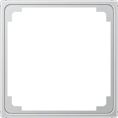 JUNG Zwischenrahmen A590ZAL 1-fach | für 50x50mm Abdeckung | Thermoplast | Aluminium lackiert