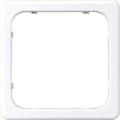 Jung Zwischenrahmen 1-fach | CDAT581ZWW | AeroTec 04 | Einbaurahmen ST550 | CD500 CD plus | Duroplast weiß glänzend