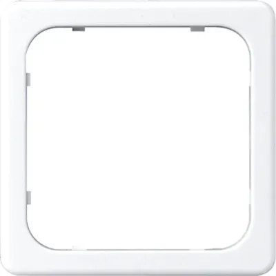 Jung Zwischenrahmen 1-fach | CDAT581ZWW | AeroTec 04 | Einbaurahmen ST550 | CD500 CD plus | Duroplast weiß glänzend