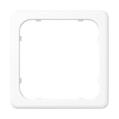 Jung Zwischenrahmen 1-fach | CDAT581ZWW | AeroTec 04 | Einbaurahmen ST550 | CD500 CD plus | Duroplast weiß glänzend