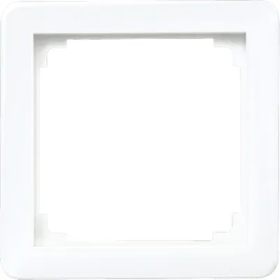 JUNG Zwischenrahmen 1-fach CD590ZAWW für RJ45 Anschlussdose Ackermann | 68x68 mm | Thermoplast | hochglänzend | weiß