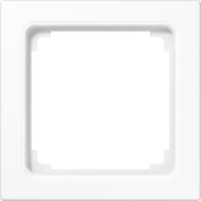 JUNG Zwischenrahmen LS961ZWW LS990 | 50x50 mm | DIN 49075 | Thermoplast | glänzend | alpinweiß | RAL 9010
