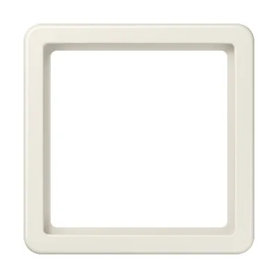 JUNG Zwischenrahmen 561Z5 | Adapterrahmen 55x55 mm | Duroplast Kunststoff | RAL1013 cremeweiß | hochglänzend | 1-fach