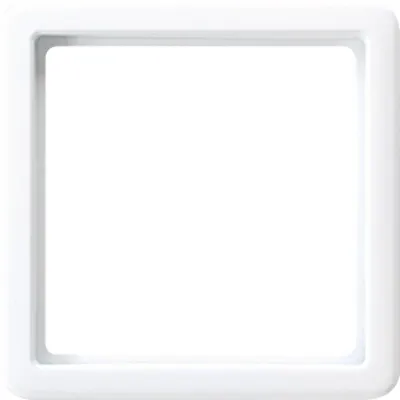 JUNG Zwischenrahmen CD561Z5WW | 55x55 mm | Kunststoff Duroplast | hochglänzend | Unterputz & Einbau | alpinweiß RAL9010
