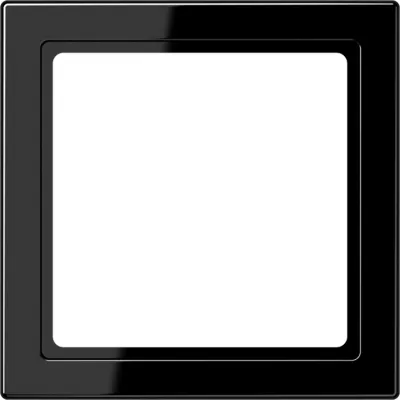 JUNG Zwischenrahmen LS961Z5SW | 55x55mm Montageadapter | Thermoplast glänzend | für Unterputz & Einbau | schwarz RAL9005