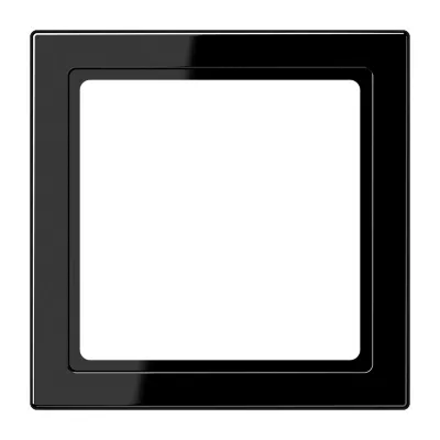 JUNG Zwischenrahmen LS961Z5SW | 55x55mm Montageadapter | Thermoplast glänzend | für Unterputz & Einbau | schwarz RAL9005