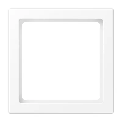 JUNG Zwischenrahmen LS961Z5WWM | 1-fach Einbaurahmen 55x55 mm | Thermoplast | Unterputzmontage | schneeweiß matt