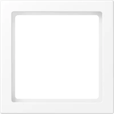 JUNG Zwischenrahmen LS961Z5WWM | 1-fach Einbaurahmen 55x55 mm | Thermoplast | Unterputzmontage | schneeweiß matt