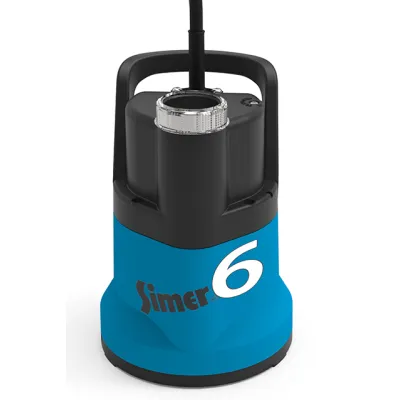Jung Pumpen Schmutzwasserpumpe SIMER 6 OD6601G-06 | Tauchpumpe 230V | flachabsaugend 2 mm | 6 m³/h | 6,5 m Förderhöhe