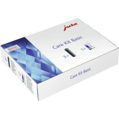 JURA Pflegeset Care Kit Basic 25067 | Zubehör für Kaffeevollautomaten | 3x CLARIS Smart+ Filter | 6 Reinigungstabletten