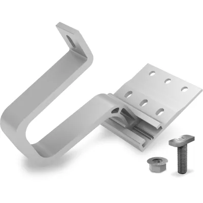 K2 Systems Dachhaken SingleHook 1.1 2001928 | Photovoltaik Befestigung Ziegeleindeckung | Aluminium | inkl. Material