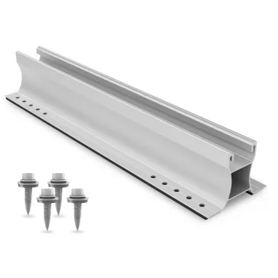 K2 Systems Montageschiene MiniRail 60 Set 2004596 | Trapezblechdächer | Aluminium | 60 mm | inkl. Schrauben