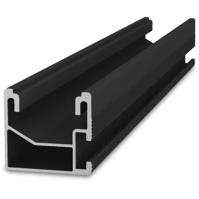 K2 Systems Montageschiene SingleRail 36 | 2004396 | Solar-Montageprofil 4,8 m | Aluminium schwarz | Dachanbindung