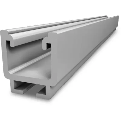 K2 Systems Montageschiene SolidRail Medium 2004415 | Solar-Montageprofil | 4,80 m | Aluminium | 41x42 mm