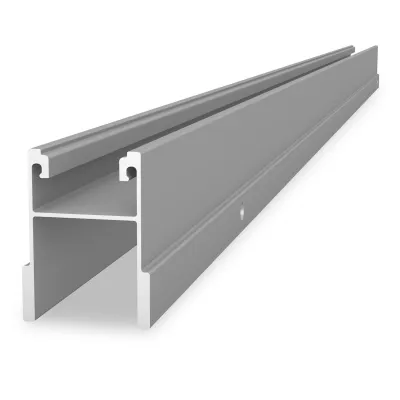 K2 Systems Obergurt 2003262 | TiltUp Vento Montagesystem | 1,60 m Länge | Aluminium | 46x61 mm