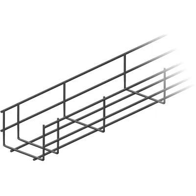 K2 Systems Performa Mesh Tray 2004054 | Gitterrinne Kabelführung Flachdach | 70x100x3000 mm | Stahl feuerverzinkt