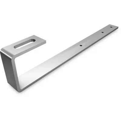 K2 Systems Dachhaken 1000373 | Schieferdach | 40x250x6 mm | Edelstahl A2 | Montageplatte | Schrägdach | M10