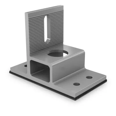 K2 SYSTEMS Dachbefestigung 2003393 SingleRail SpliceFoot | Bitumendach | Aluminium | verstellbar | 89x50,8mm