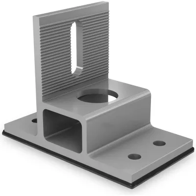 K2 SYSTEMS Dachbefestigung 2003393 SingleRail SpliceFoot | Bitumendach | Aluminium | verstellbar | 89x50,8mm