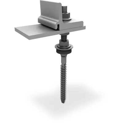 K2 Systems Stockschraube 2003273 | SingleRail Climber M10x200 | Edelstahl V2A | Sechskant | Faserzementdichtung