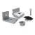 Bild: K2 Systems Zubehör-Set 2002082 | MultiAngle System Verbinder Dreieck | Aluminium | Befestigungsmaterial enthalten