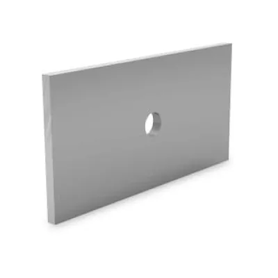 K2 Systems Unterlegblech 1000789 | Abstandsplatte Photovoltaik Dome V Porter | 100x50x4mm Aluminium | unbehandelt