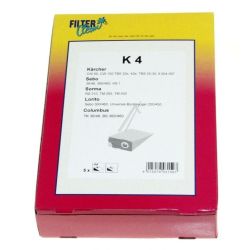 K4-Beutel für Staubsauger Filterclean 000286N 5 Stück