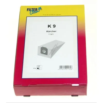 K9 Staubsaugerbeutel für Filterclean Staubsauger 000751K 4er Pack