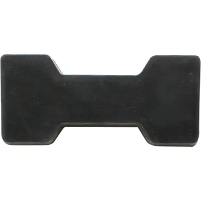 WALTHER Kabelbrücke Verbindungsstück 39870043 | Verbindungselement Kabelbrücke | 105x47x50 mm | Vollgummi | schwarz