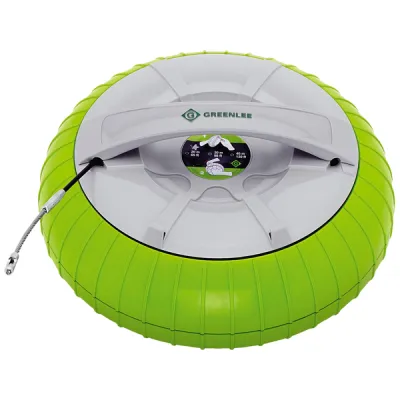 Klauke Kabeleinziehsystem 52055298 Speedy Spinner | Glasfaser 20m | Einziehband 3mm | Installationsrohr | Zubehörset