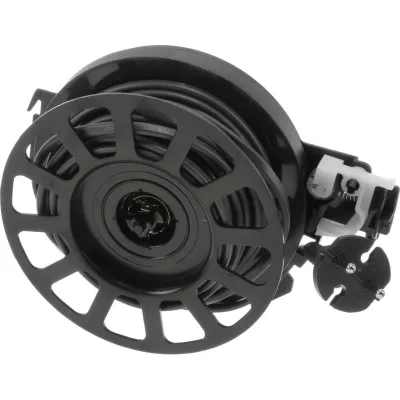 Kabeltrommel Cord rewinder complete with power cord, 6,25m, grey 12028615