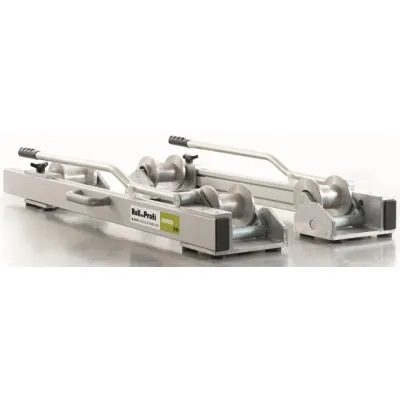 LÜBBERING Kabeltrommelabroller RollProfi JUMBO A90102 | 1500kg Tragkraft | 1800x276,5mm | Aluminium-Stahl | Kugellager